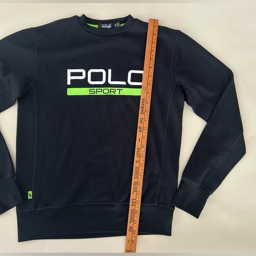 Polo by Ralph Lauren Men's Black Crewneck Sweatshirt with size s